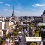 Le bar en Rooftop du Peninsula en photo