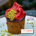 Un bar à glaces et un dessert dans un train de la Félicita