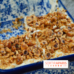 Un bar à glaces et un dessert dans un train de la Félicita