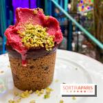 Un bar à glaces et un dessert dans un train de la Félicita