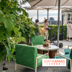 Le jardin estival sur les terrasses du cheval Blanc
