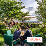 Le jardin estival sur les terrasses du cheval Blanc