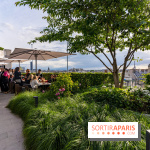 Le jardin estival sur les terrasses du cheval Blanc