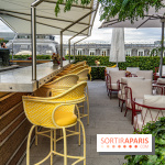 Le jardin estival sur les terrasses du cheval Blanc