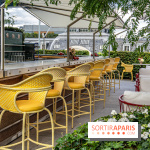 Le jardin estival sur les terrasses du cheval Blanc