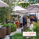Le jardin estival sur les terrasses du cheval Blanc