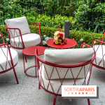 Le jardin estival sur les terrasses du cheval Blanc