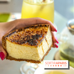 Pâtisserie Pages Blanches, flan crème brûlée