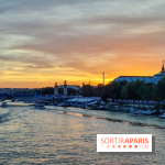 Visuels Paris - La Seine - Coucher de soleil