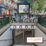 Visuels Paris - transport - métro - station fermée