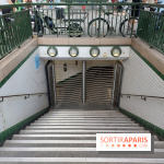 Visuels Paris - transport - métro - station fermée