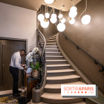 Sphère restaurant Paris 8e - escalier
