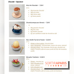 L'Éclair de Génie Café Paris - carte - menu