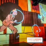 Tintin, l'aventure immersive à l'Atelier des Lumières : l'exposition insolite à vivre - nos photos