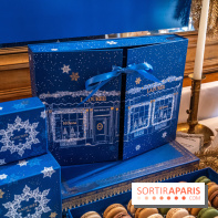Bûche de Noël Ladurée 2022 - calendrier de l'avent