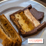 La Bûche de Noël d'Adrien Salavert aux Belles Perdrix de Troplong Mondot 2022 - hotte de vendanges du Père Noël