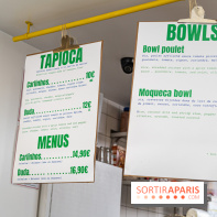 Onda, le restaurant Brésilen de tapiocas, crêpe de manioc - menu - carte