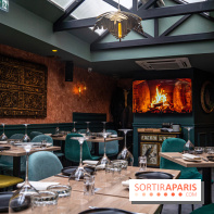 La Vela, le restaurant italien - méditerranéen de Boulogne - salle - cheminée