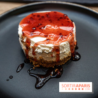 La Vela, le restaurant italien - méditerranéen de Boulogne - cheesecake fruits rouges