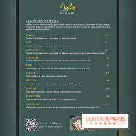 La Vela, le restaurant italien - méditerranéen de Boulogne - carte - menu