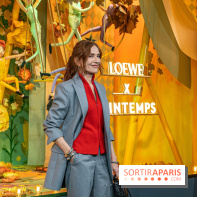 Vitrines de Noël du Printemps 2022, l’inauguration avec Naomie Campbell et Isabelle Huppert
