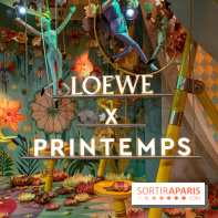 Vitrines de Noël du Printemps 2022, l’inauguration avec Naomie Campbell et Isabelle Huppert