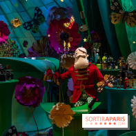 Vitrines de Noël du Printemps 2022, l’inauguration avec Naomie Campbell et Isabelle Huppert