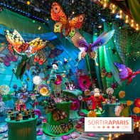 Vitrines de Noël du Printemps 2022, l’inauguration avec Naomie Campbell et Isabelle Huppert