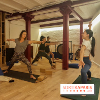 At Aûm, studio de yoga et espace de coworking dans le 20e