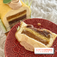 Bûches de Noël végétales des maisons Landemaine et Land&Monkeys