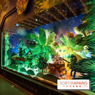 Les vitrines et sapin de Noël des Galeries Lafayette 2022