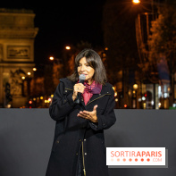 Illuminations nations des Champs-Élysées 2022, inauguration avec Tahar Rahim