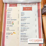 Dimdimsum Paris, le restaurant de vapeurs - menu - carte