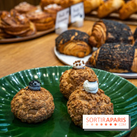 Boulangerie artisanale MieMie, levain et farines anciennes - chou à la crème Paris 11e