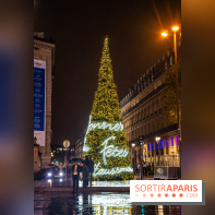 Les 10 plus beaux sapin de Noël de Paris 2022 - devant les Galeries Lafayette