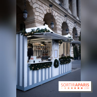Le chalet gourmand de l'Hôtel de Crillon sur la place de la Concorde pour ce Noël 2022
