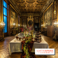 Château de Chantilly Noël 2022 - table Noël