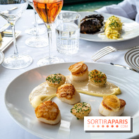 Grande Cascade restaurant 16e - Bois de Boulogne - noix de coquille saint-jaques