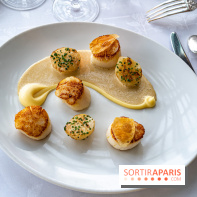 Grande Cascade restaurant 16e - Bois de Boulogne - noix de coquille saint-jaques