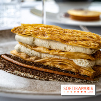 Grande Cascade restaurant 16e - Bois de Boulogne - mille feuille vanille - Joris Vée