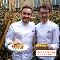 La Bûche de Noël 2022 de l'Hôtel Fouquet's paris par Anthony Coquereau - Yann Le Douaron