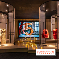 Exposition Le Grand Numéro de Chanel au Grand Palais Éphémère à Paris- robe - publicité - spot publicitaire