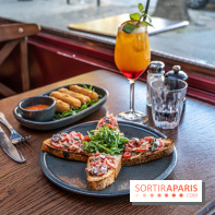 Raclette italienne chez I Grappoli à Paris - entrée - bruschetta