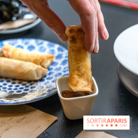 Entre 2 Rives restaurant vietnamien - nem banane chocolat