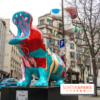 Exposition Julien et ses Juliogoths, avenue George V Paris