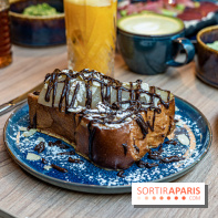 Parenthèse Brunch, le nouveau brunch pas cher et gourmand Paris 10e -  pain perdu poire chocolat
