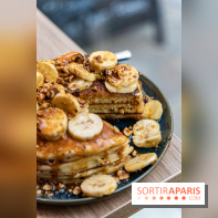 Parenthèse Brunch, le nouveau brunch pas cher et gourmand Paris 10e -  pancake banane