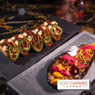 Akira Back Paris fête ses 1 an -  aubergine - tacos