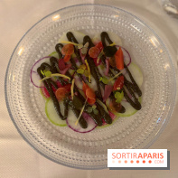 Le Dali, Meurice - Carpaccio de radis multicolores
