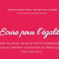 Lumidacieuse avec ses mots - égalité 8 mars